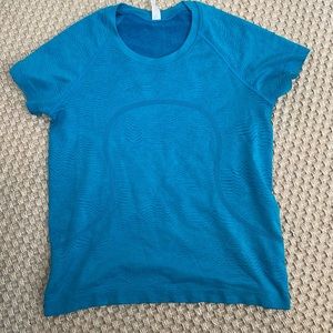 lululemon swiftly tech race length turquoise 6